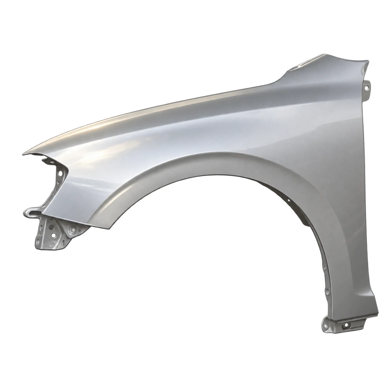 Concept image of an unbranded silver replacement body panel
