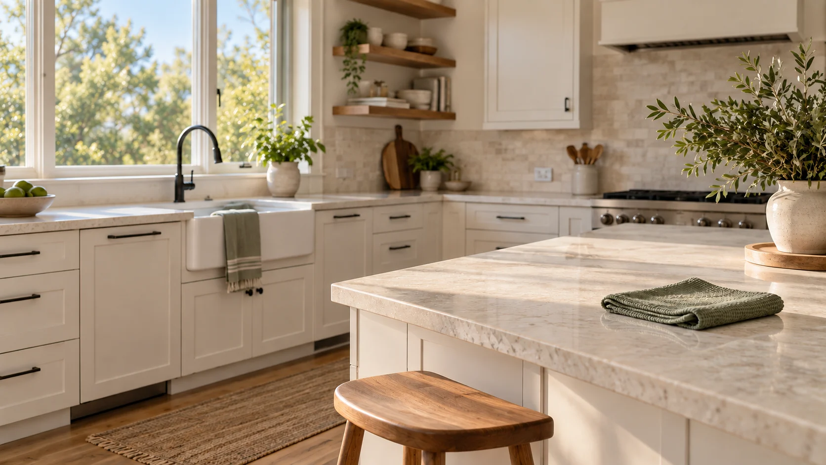 Concept image of a bright kitchen